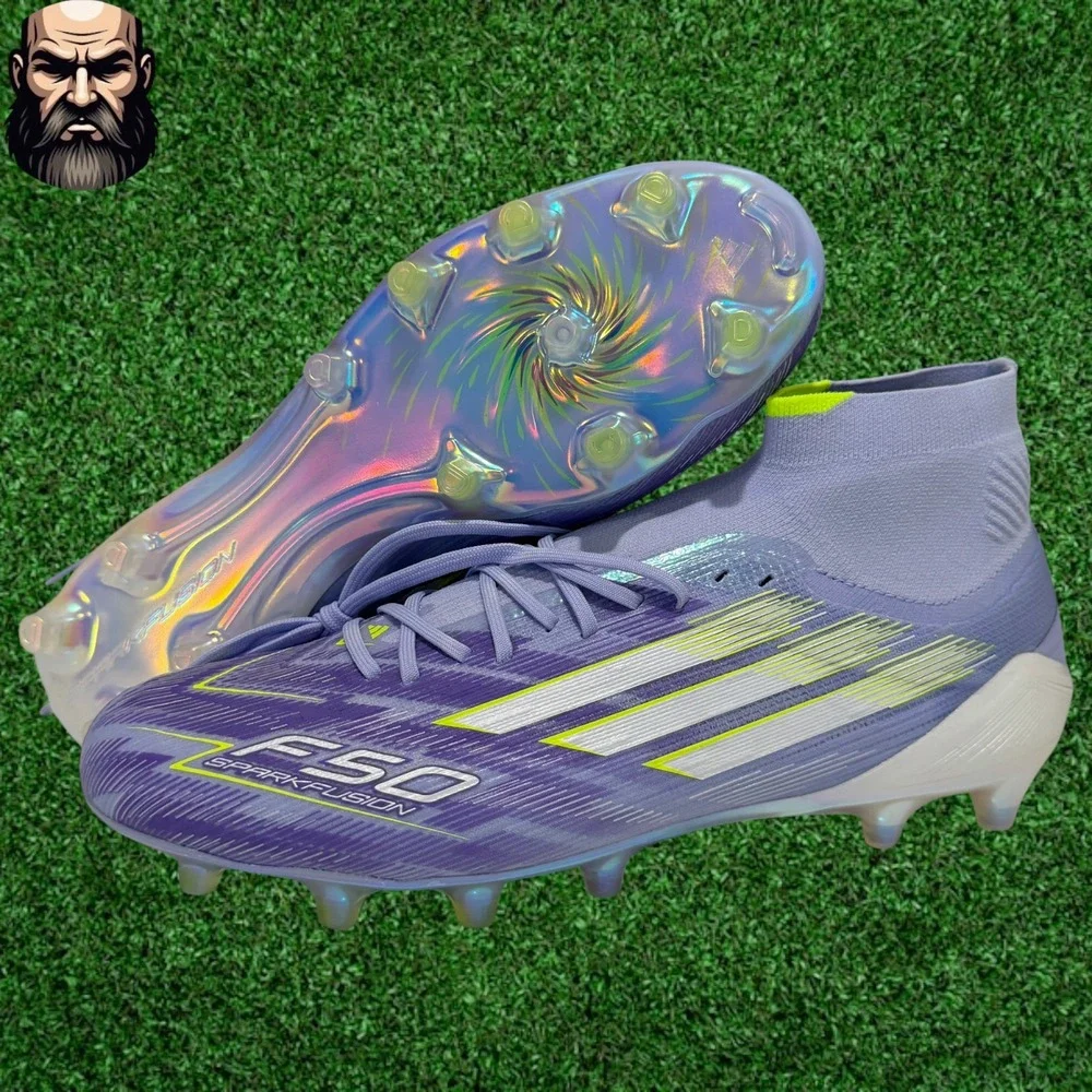 Adidas F50 Sparkfusion Elite Mid FG AG Soccer Cleats JH7648 Women's Size 8.5